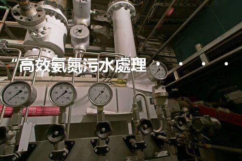“高效氨氮污水處理，綠色環(huán)保新篇章”